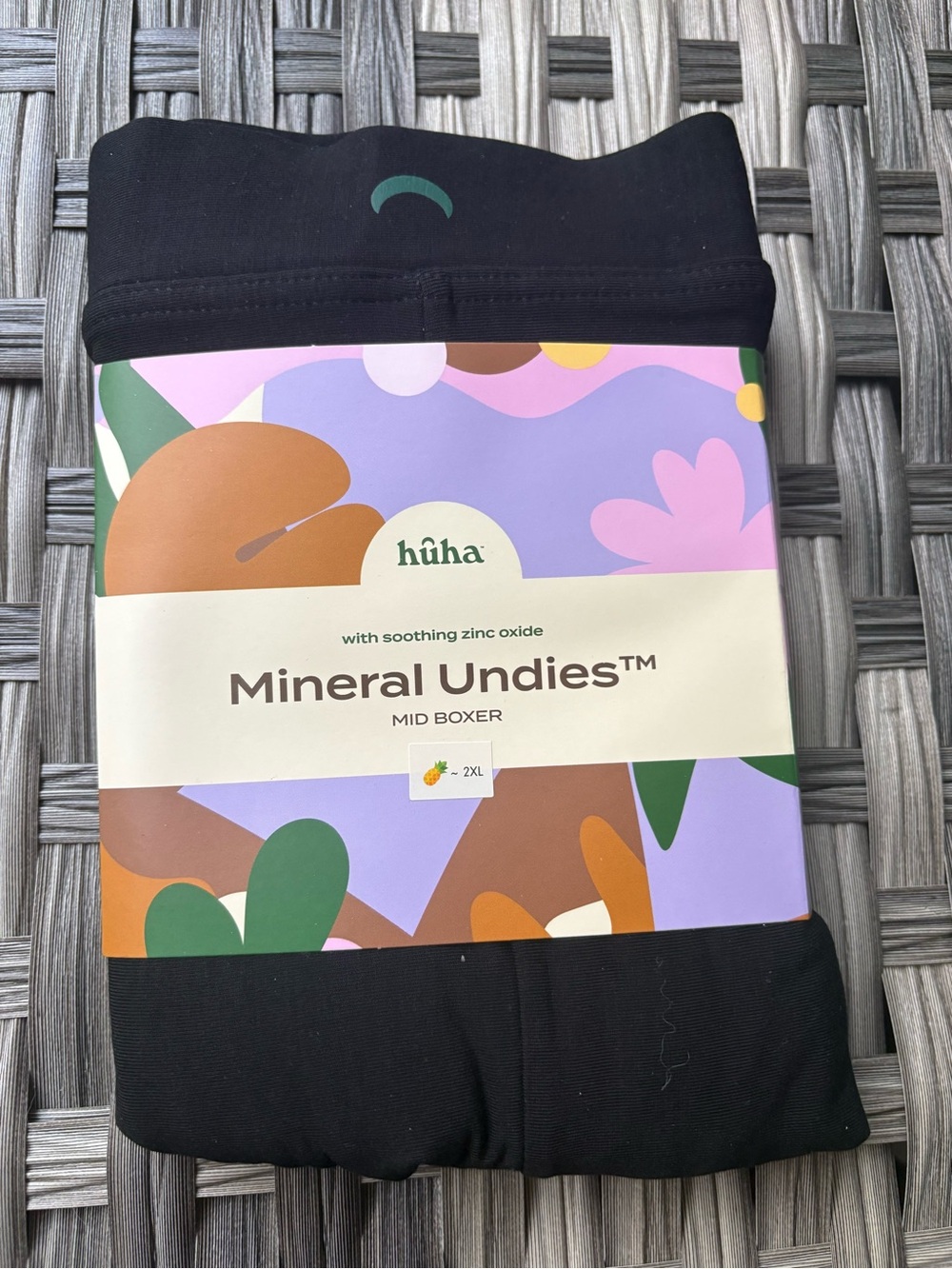 Huha Mineral Undies™ Mid Boxer - Black